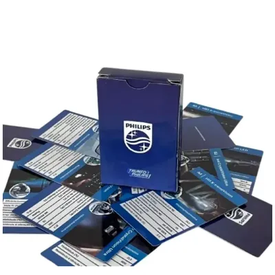 Trunfo e caixa personalizada