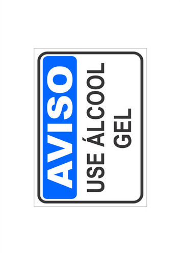 Use álcool gel 20x30 - Pacote com 12un
