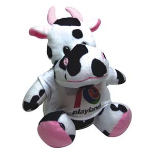 Vaca de pelúcia Playland.
