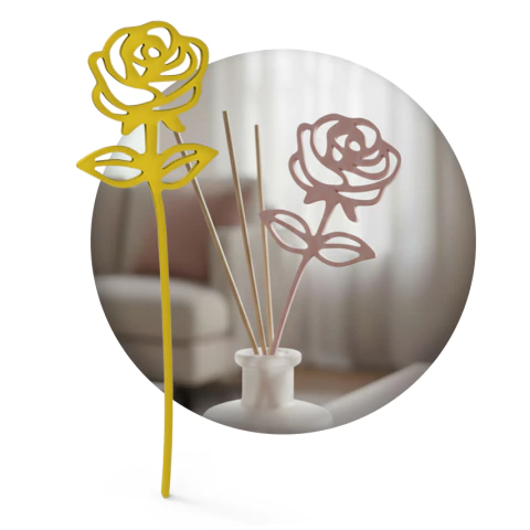 Vareta Decorativa Floral Flor para Aromatizador e Difusor