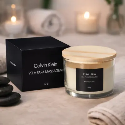 Vela aromática personalizada 90g