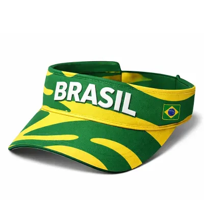 Viseira Copa do Mundo Brasil Personalizada