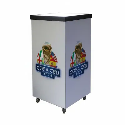 Vitrine Promocional com Iluminação Embutida