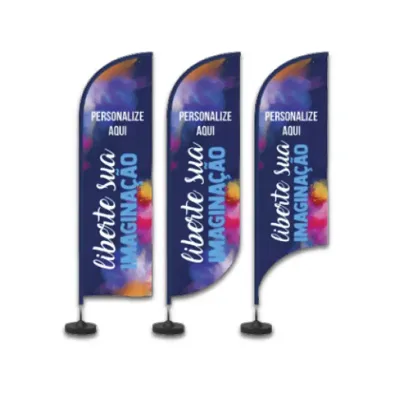 Wind Flag Bandeiras Verticais Personalizadas