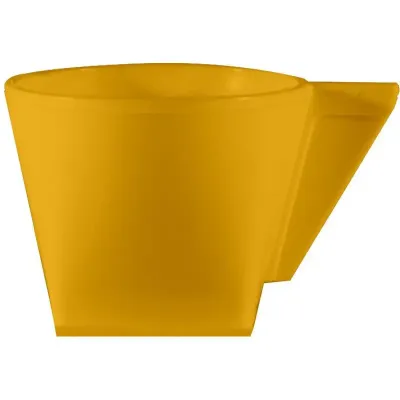 Xícara 50ml amarelo de plastico