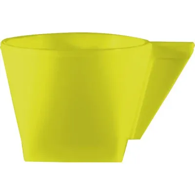Xicara Amarelo Neon 50ml Plastico