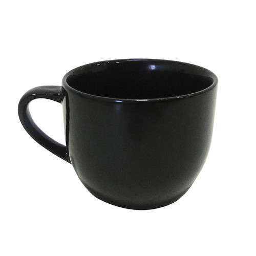 Xícara de Porcelana Preta 170ml Personalizada