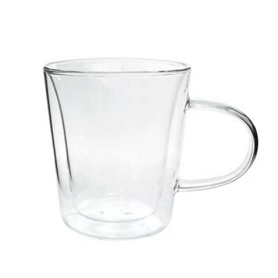 Xicara de Vidro Parede Dupla 220ml