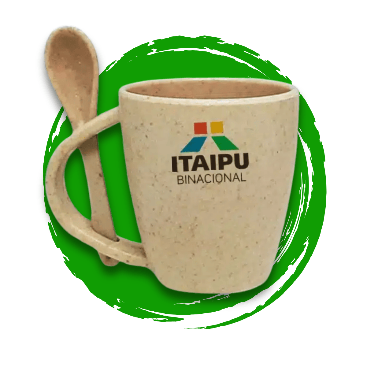 Xícara Ecológica em Fibra de Bambu 100ml | Personalizada