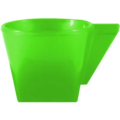 Xicara Verde Neon 50ml Plastico