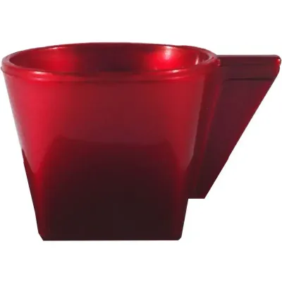 Xicara Vermelho 50ml Plastico