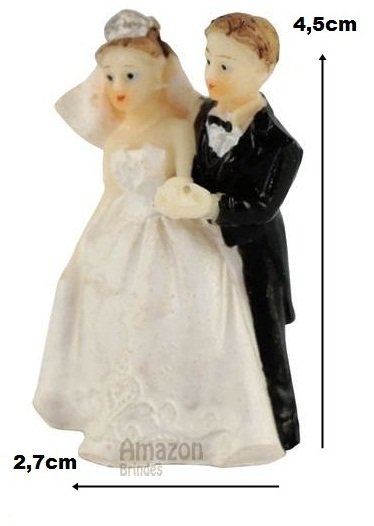 Miniatura Noivo e Noiva para Casamento — foto 3