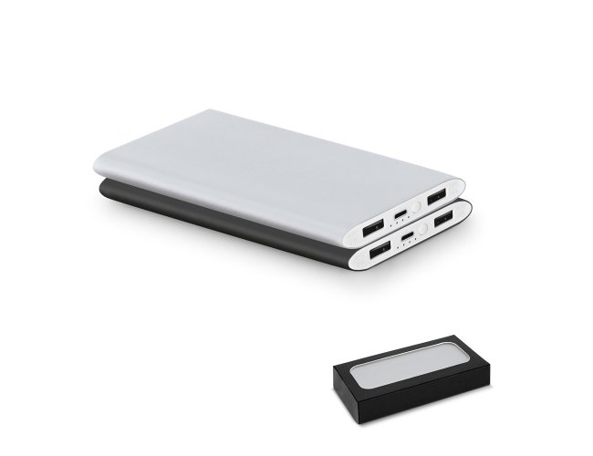 ZACK 7.2. Bateria portátil em alumínio e bateria em lítio 7.200 mAh